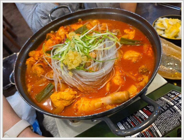 인천 송도 타임스페이스 맛집, 칼칼하고 깔끔한 곱도리탕이 일품인 ‘조우곱도리탕’ 후기